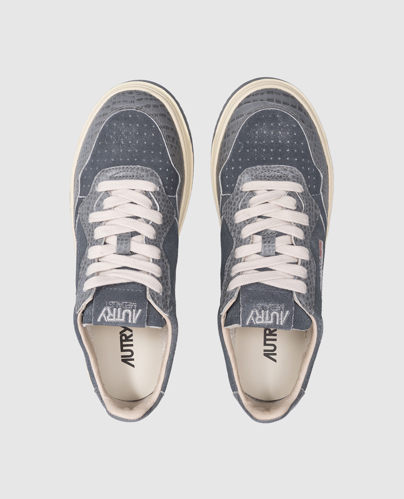 Medalist grey suede sneakers AUTRY 4