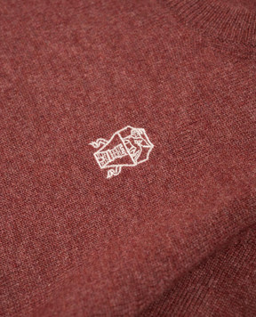 Brunello Cucinelli Children's burgundy cashmere jumper B22M10010B
