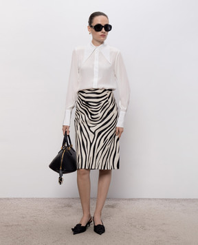 16Arlington Delta leather skirt in animal print SMD151SS2603
