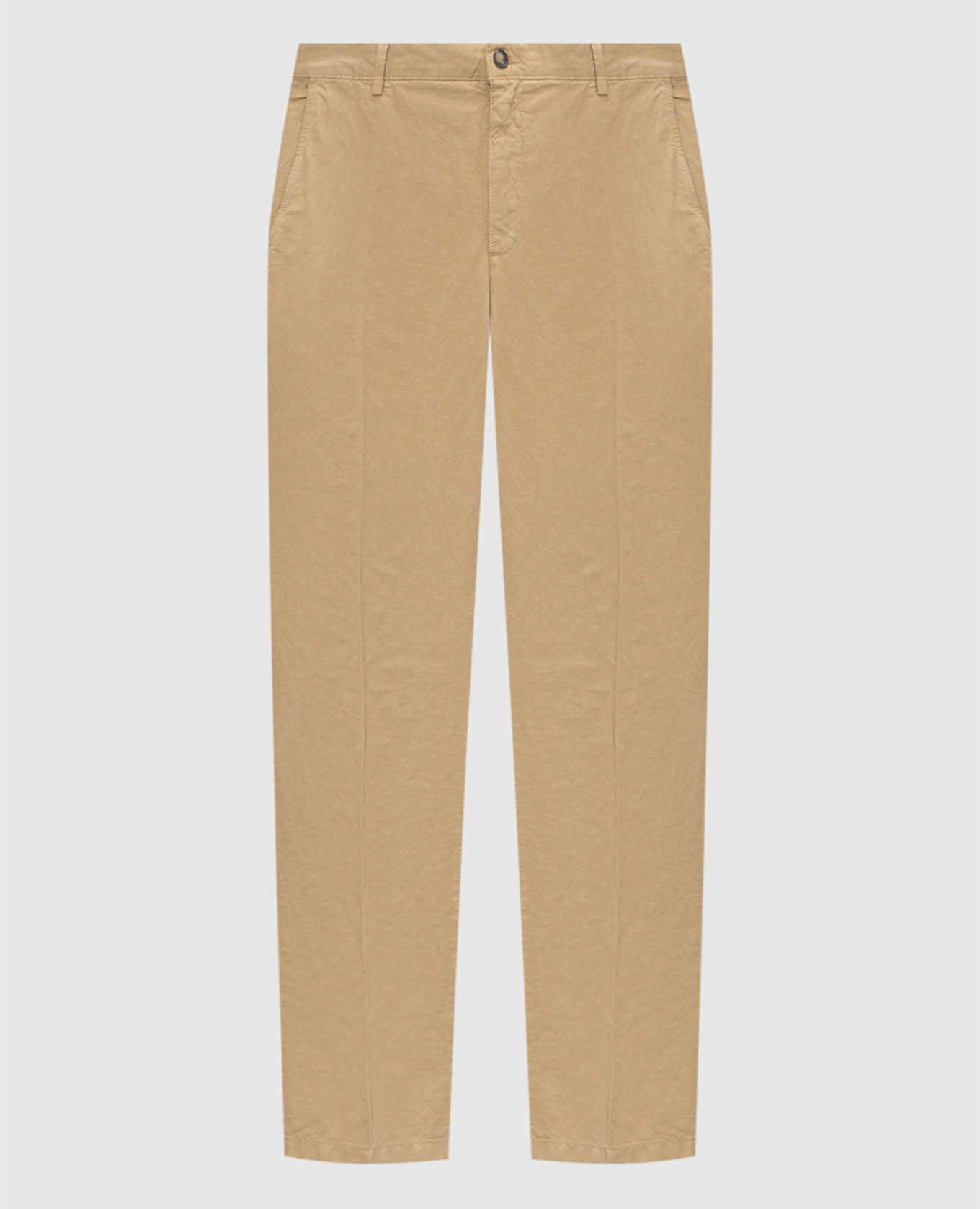 Brown linen pants