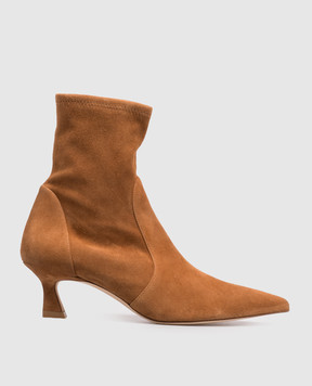 Stuart Weitzman Brown suede ankle boots VINNIE SM577