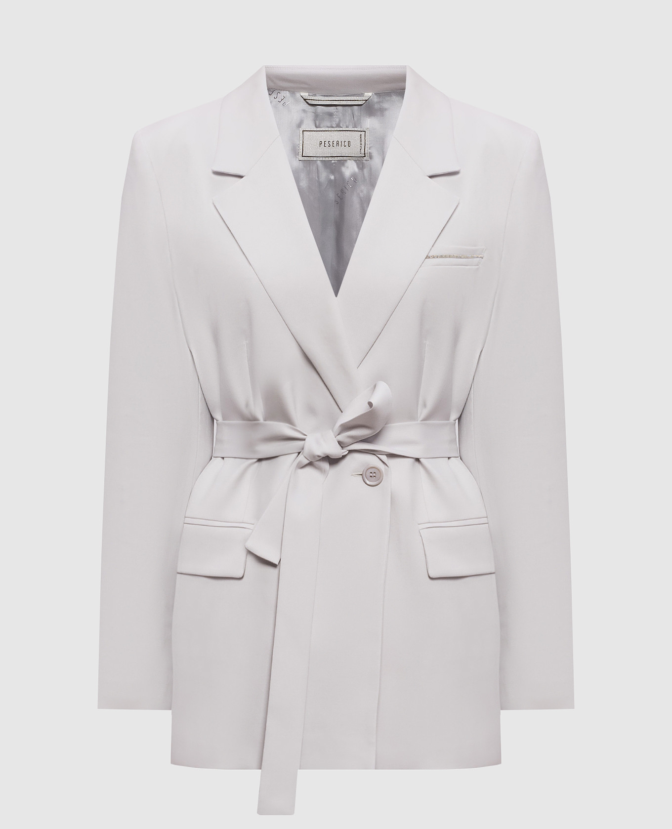Veste en laine grise