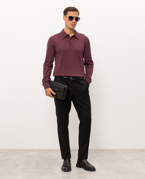 Dolce&Gabbana Black wool trousers GW13ETFUBG8