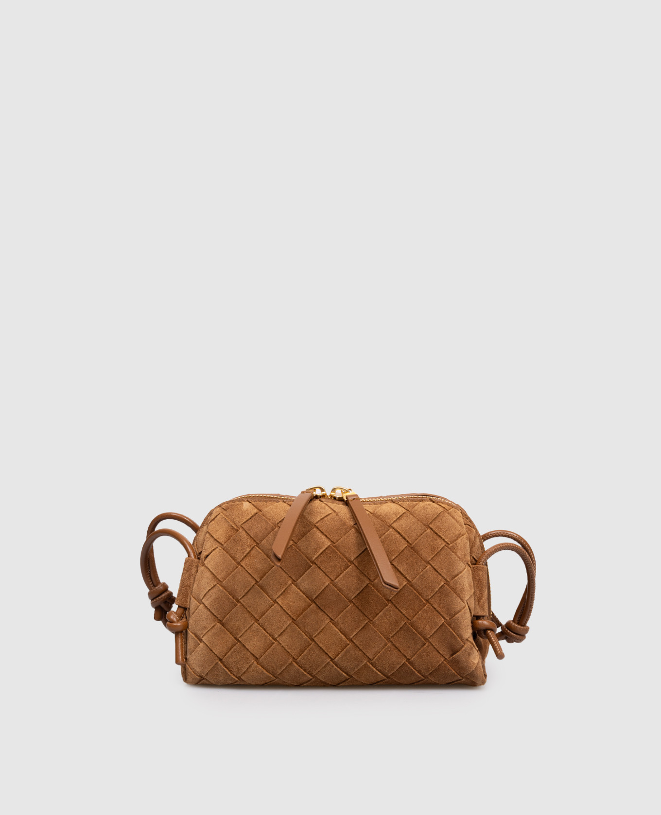 Brown suede Concert bag