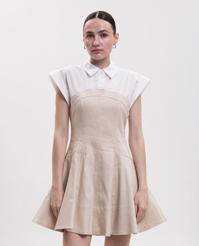 Simkhai Beige Sundae dress 3261023LE