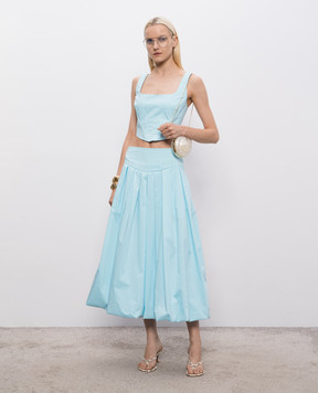 Simkhai Blue Winsor midi skirt 3263020T