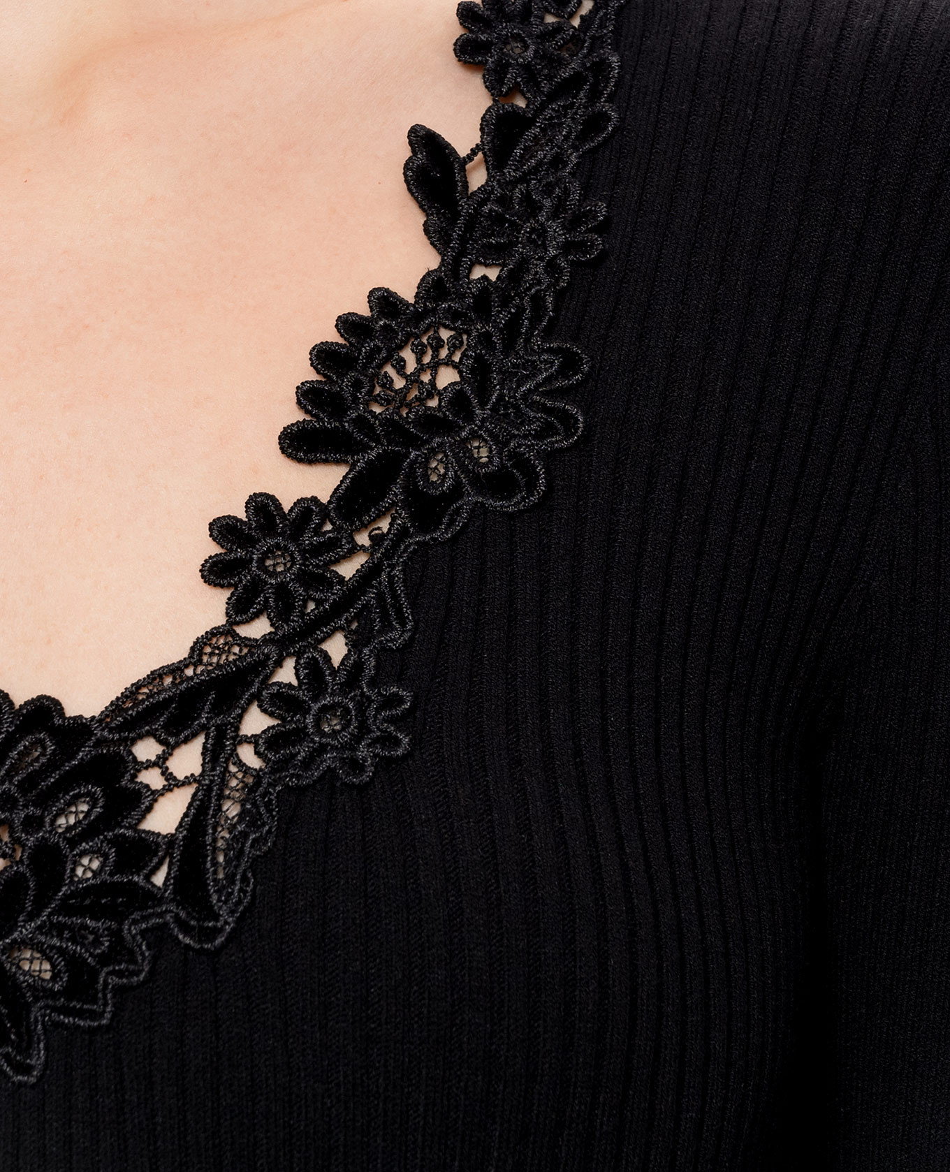 Black dress with lace Twinset 5