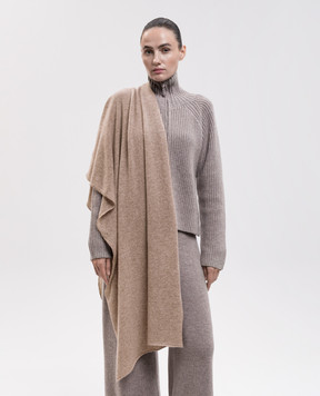 Allude Beige cashmere scarf 26511241