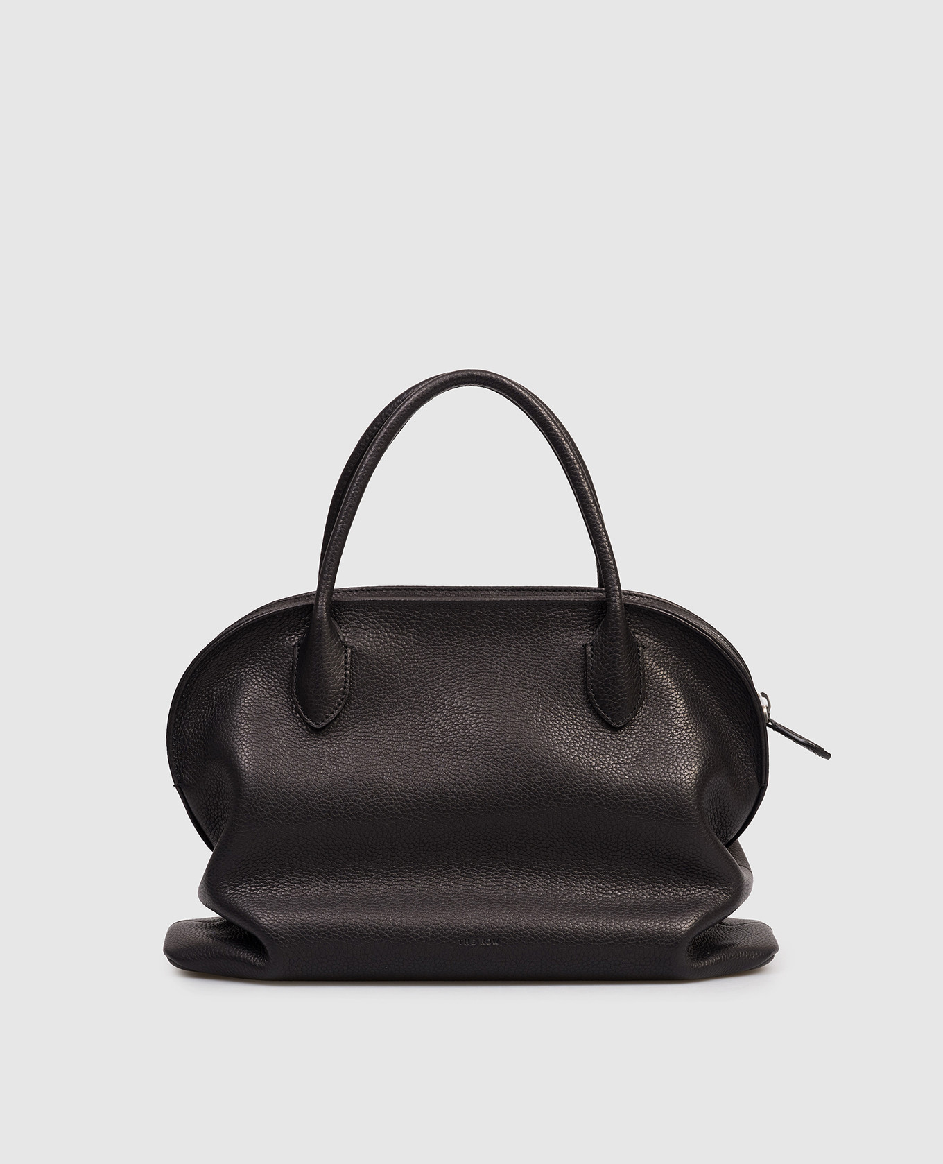 

Agnes 12 black leather tote bag The Row