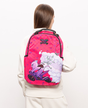 Sprayground Children's pink backpack KITTY CASH - SPEED DEMON 910B8521NSZ