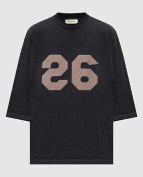 Fear of God Black T-shirt with print FG9M109958HWJ