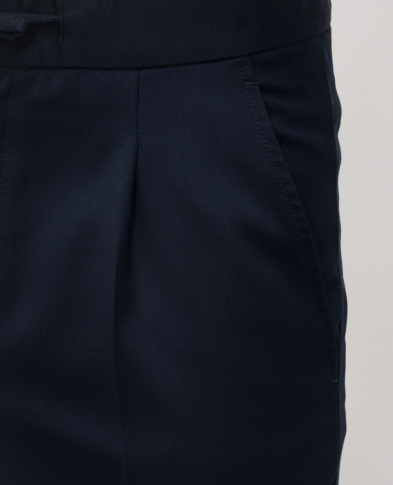 Blue wool pants Enrico Mandelli 5