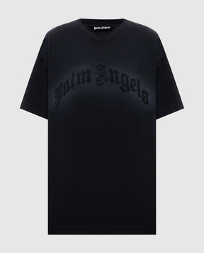 Palm Angels Black T-shirt with print PAMAA001JR006w