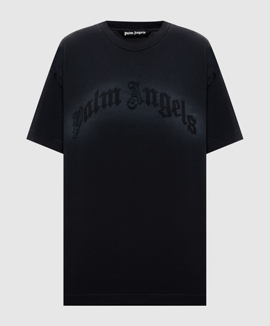 Black T-shirt with print