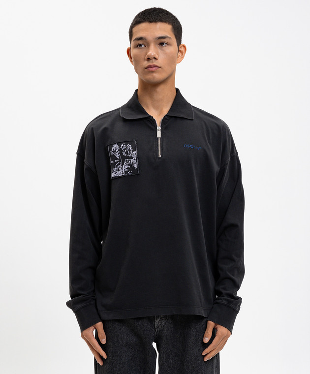 off white polo 3.0 black