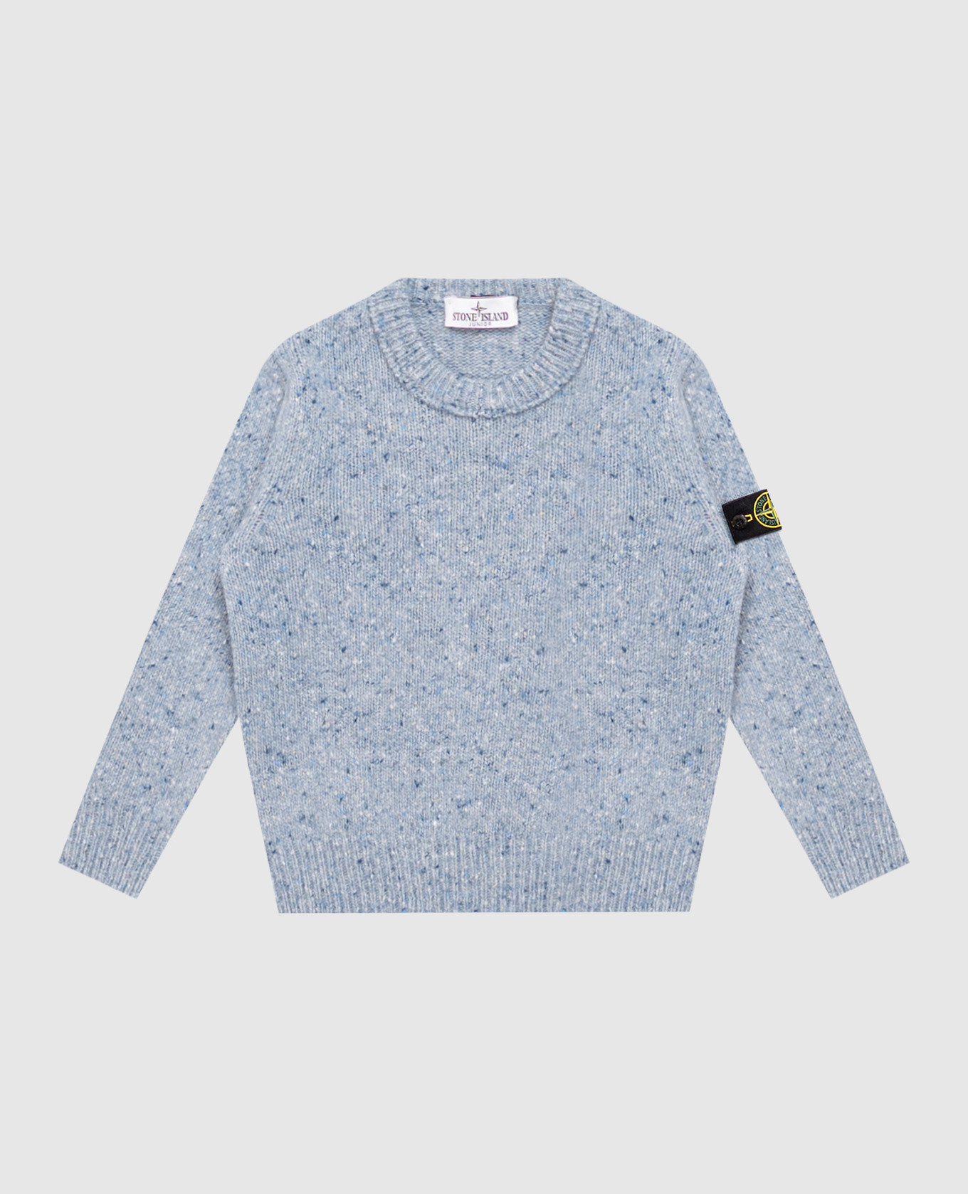 Children's blue sweater with wool