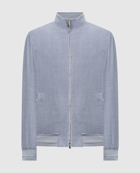 Enrico Mandelli Blue cashmere jacket 3T501B5607