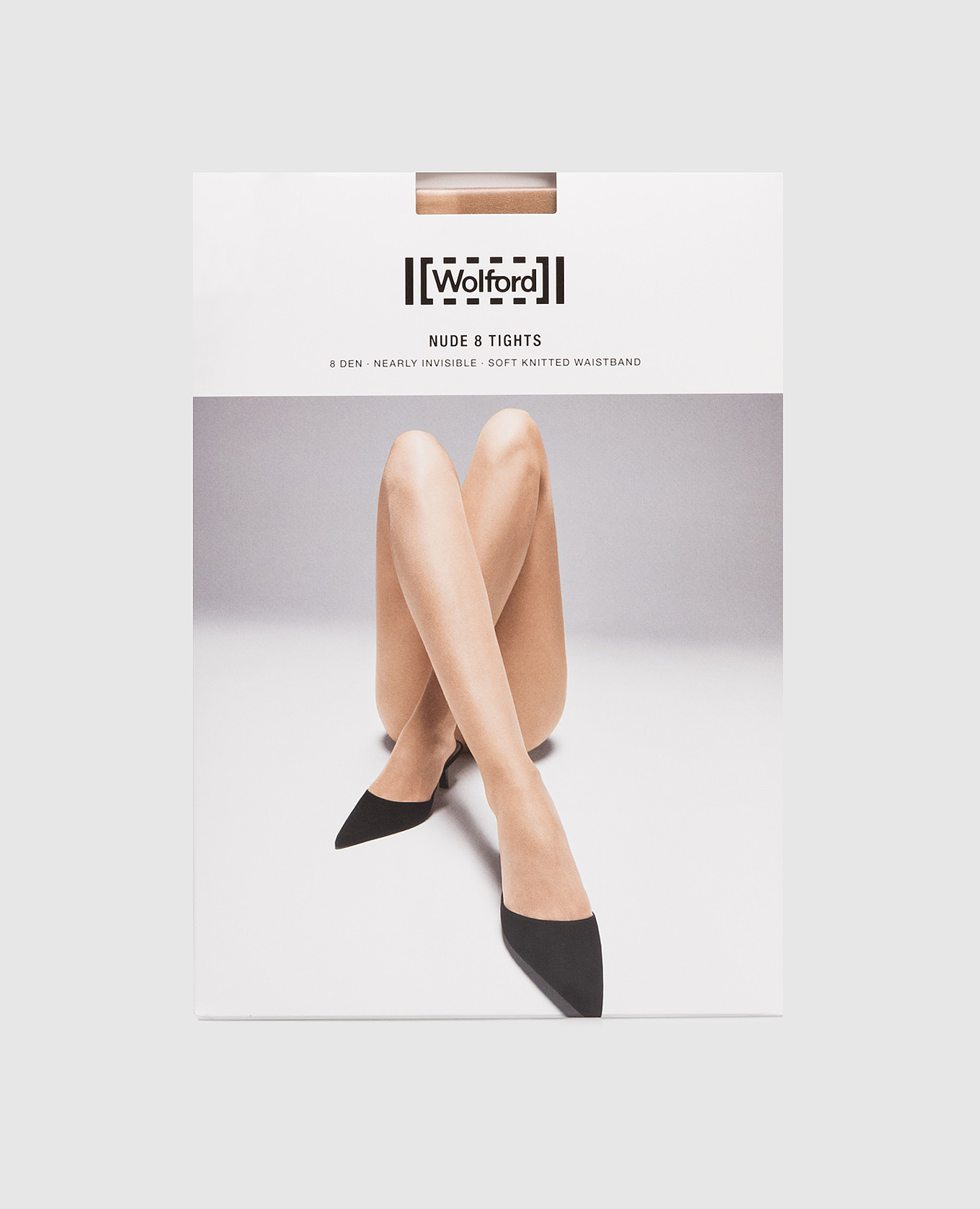 

Beige tights NEARLY INVISIBLE 8 den Wolford