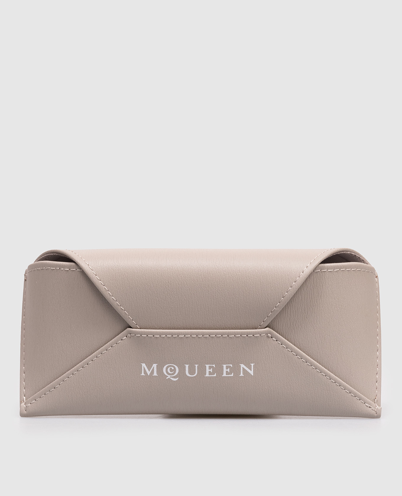 Gold mirrored sunglasses Alexander McQueen 5