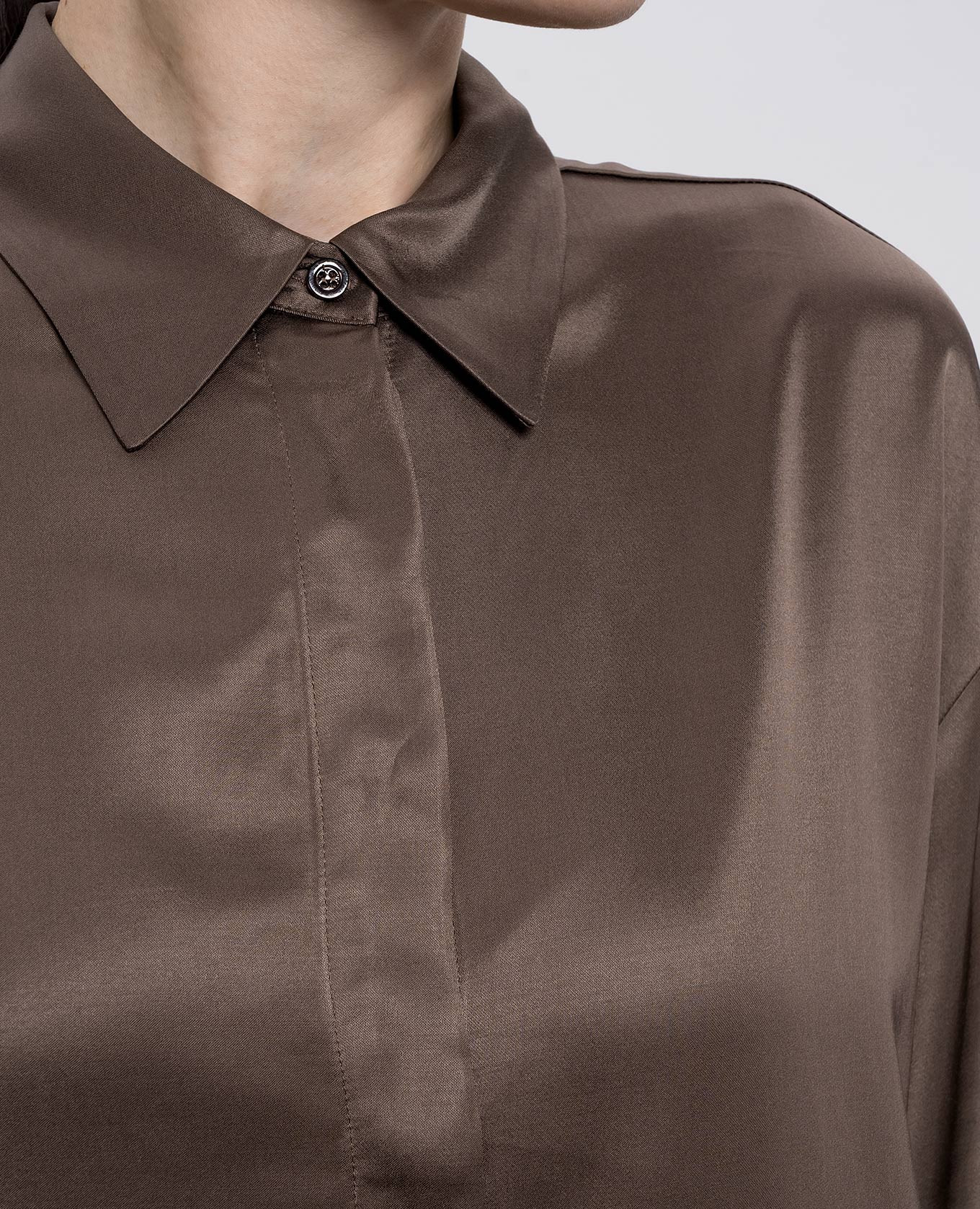 Brown blouse Peserico 5