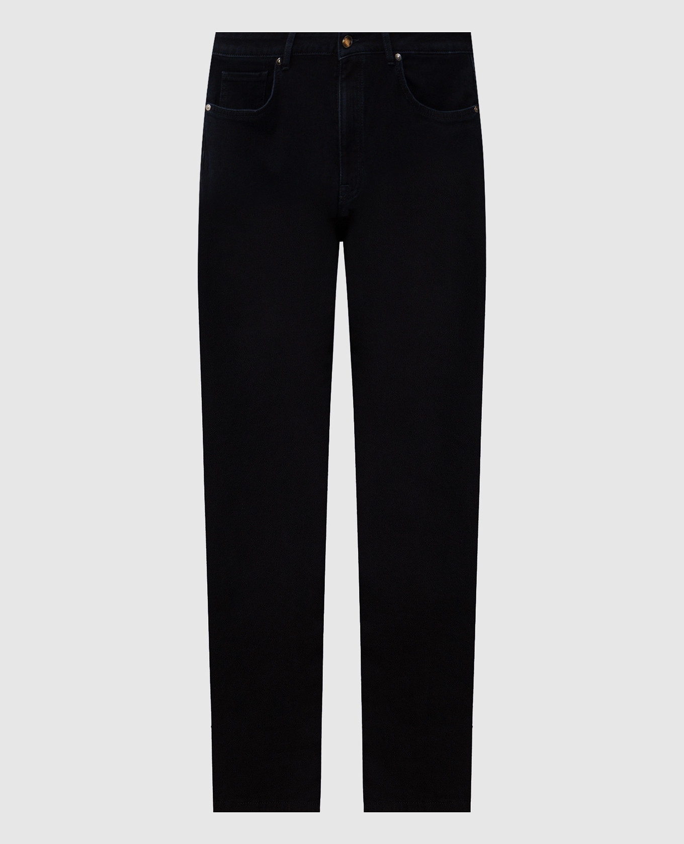 Blue jeans with logo patch Cashmere&Whiskey