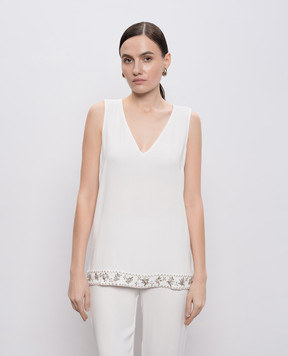 Twinset White top with applique 261LB2CAA