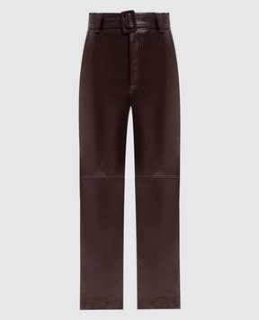 Twinset Brown pants with belt 262TP2051