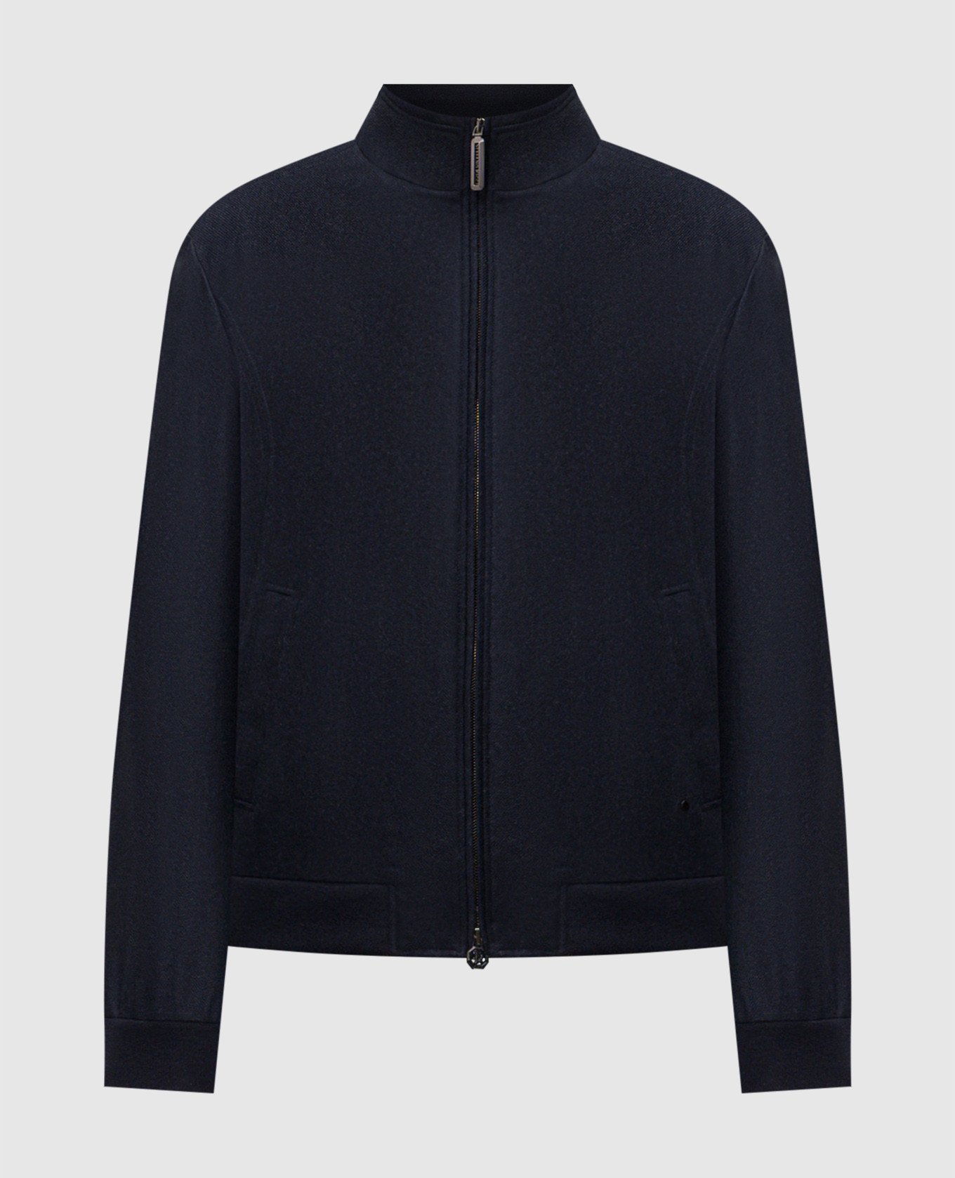 

Blue wool and cashmere jacket with emblem Stefano Ricci