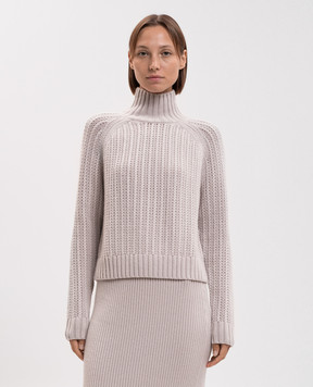 Allude Beige wool and cashmere sweater 26517092