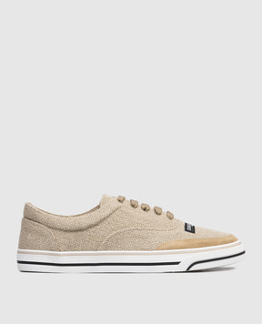 Dolce&Gabbana Brown Sailing sneakers CS2399A0353