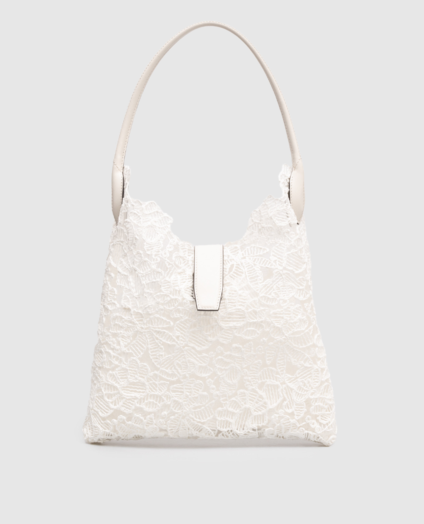 

White bag with embroidery Ermanno Scervino