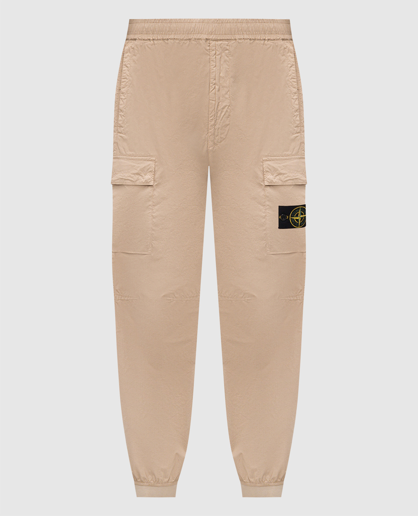 

Beige joggers with logo Stone Island
