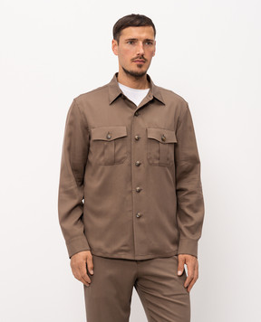 Canali Brown shirt AE0557431019