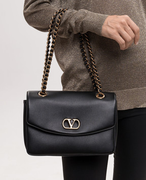 Valentino Djuna black leather bag 9W2B0T57AIR