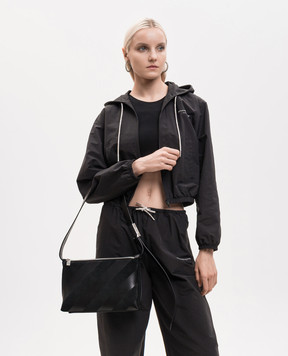 Off-White Black leather bag Sandbag_404 OWNN18NS26LEA001