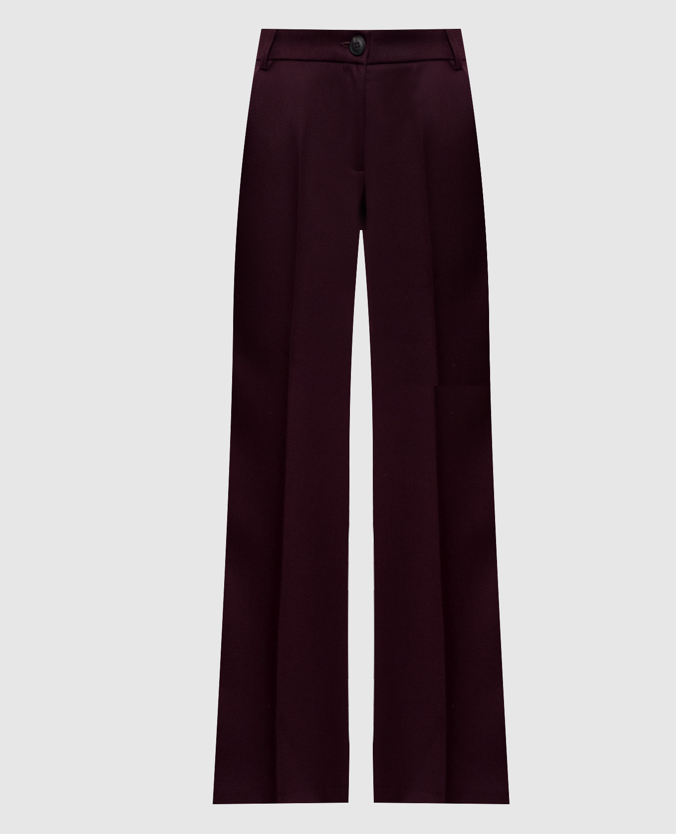 

Purple flared pants ESTROSO with wool Max & Co, Violet