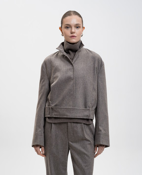 Loulou de Saison FAES gray wool jacket FAES