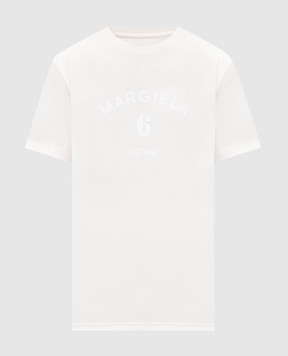 Maison Margiela MM6 White T-shirt with logo print SH2GC0048M20048