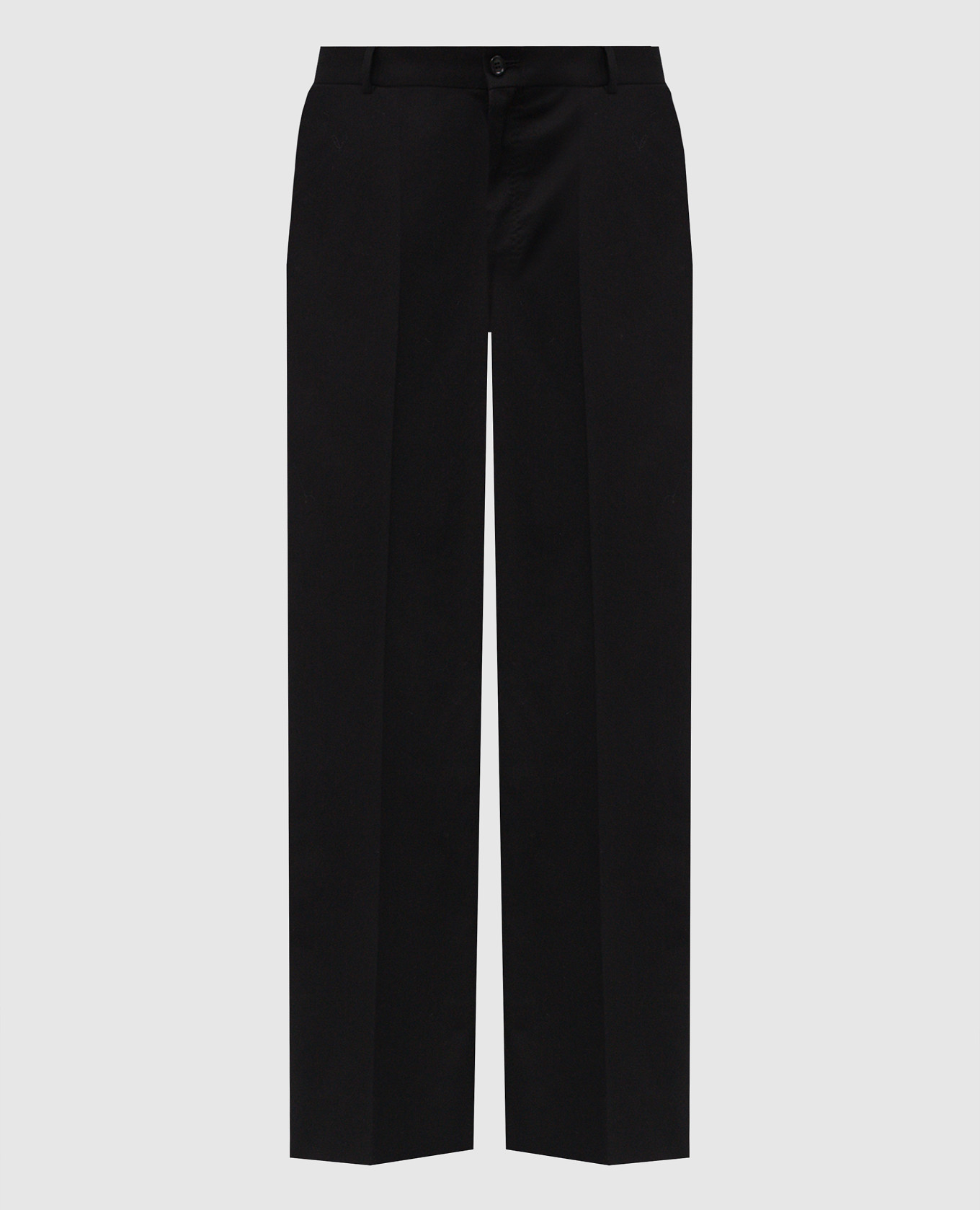 Black pants with logo patch Dolce&Gabbana