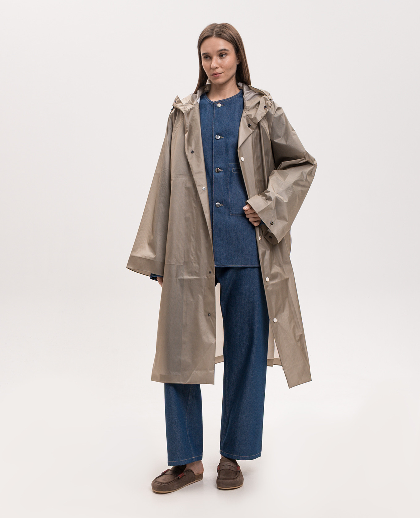 

Khaki Cap Raincoat Sofie D`Hoore