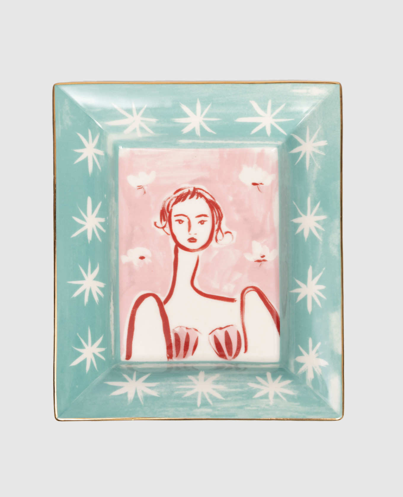 

Women's Porcelain Snack Plate Bitossi Home, Blue