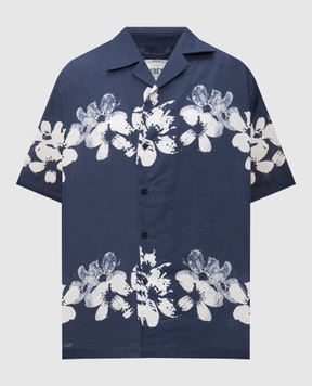 Iceberg Blue shirt with linen G1103633