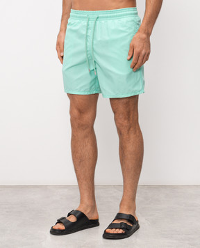 Vilebrequin Green swim shorts with patch MOOC4A00