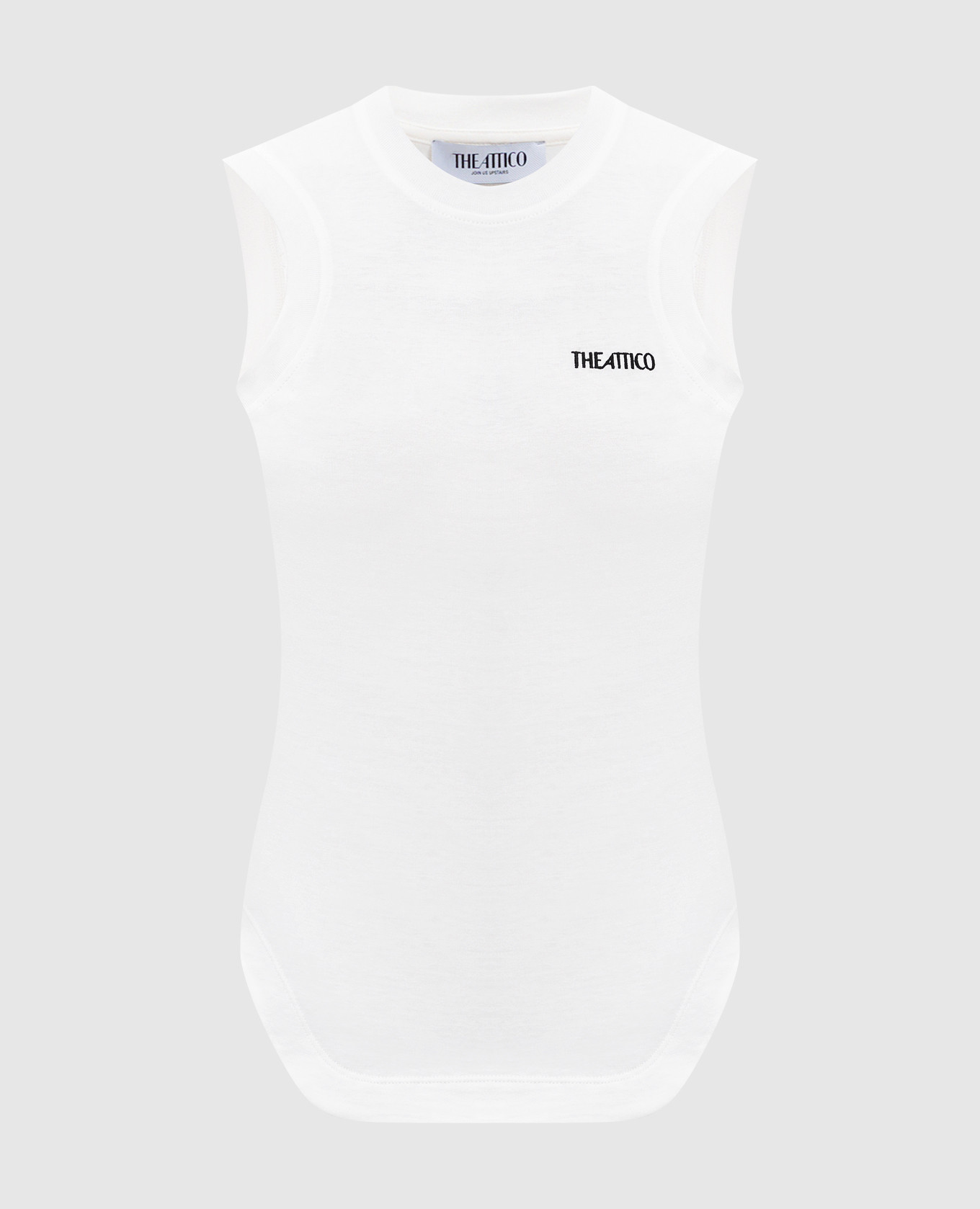

White top with logo The Attico