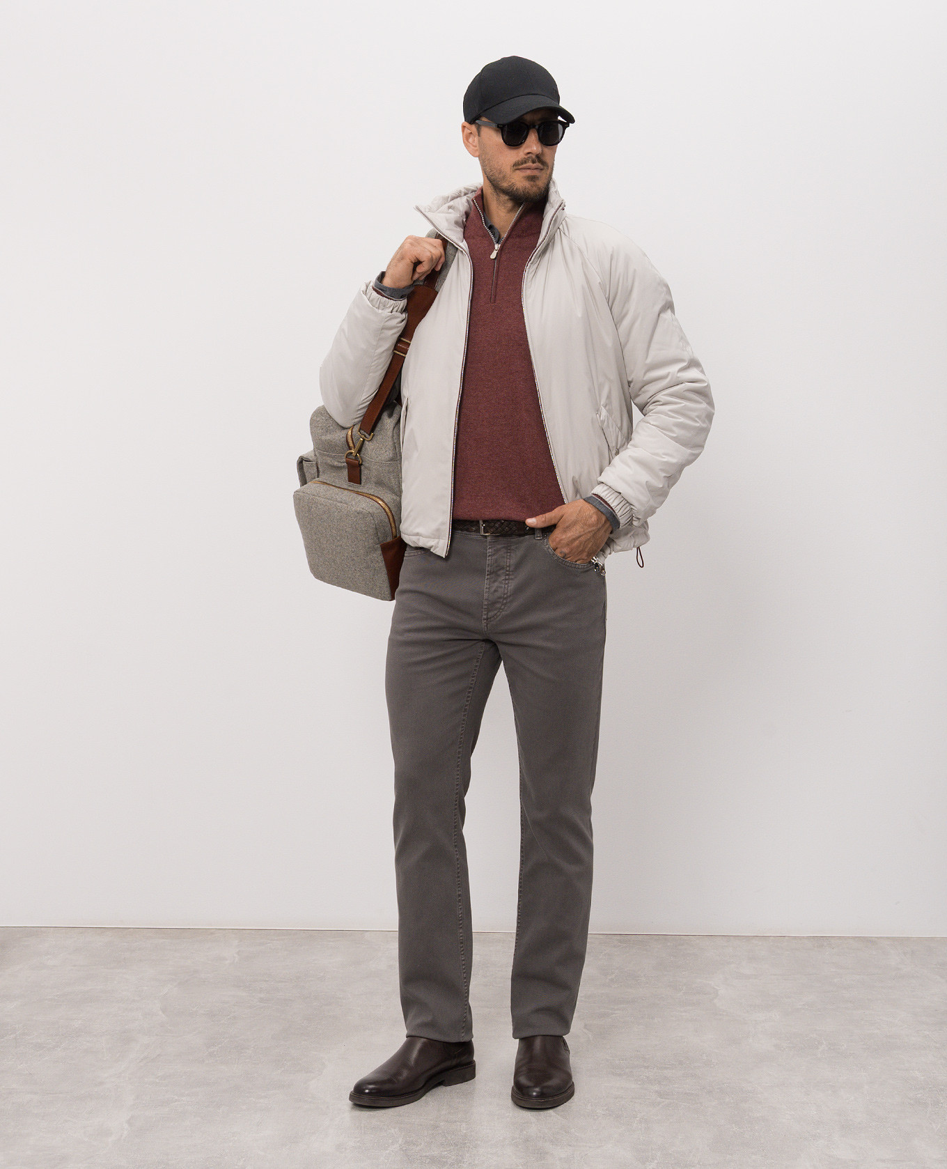 Gray jacket Brunello Cucinelli 2