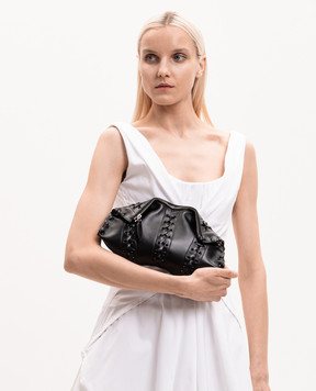 Alexander McQueen Black Manta leather bag 8613741VDB1