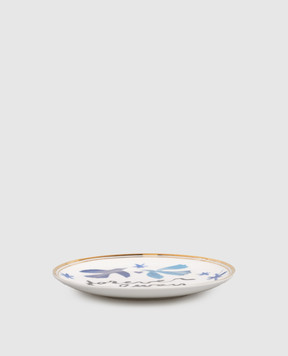 Bitossi Home White porcelain bread plate Forever Always FTB00270