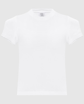 Vetements White top with logo embroidery WE76TR524W