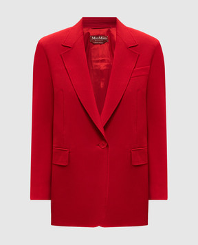 Max Mara BALCO red wool jacket MSTBALCO