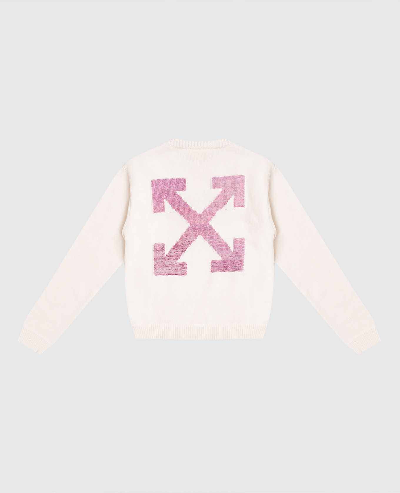 Children's white sweater with wool Off-White 2